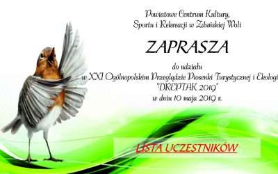 Lista uczestników – DREPTAK 2019