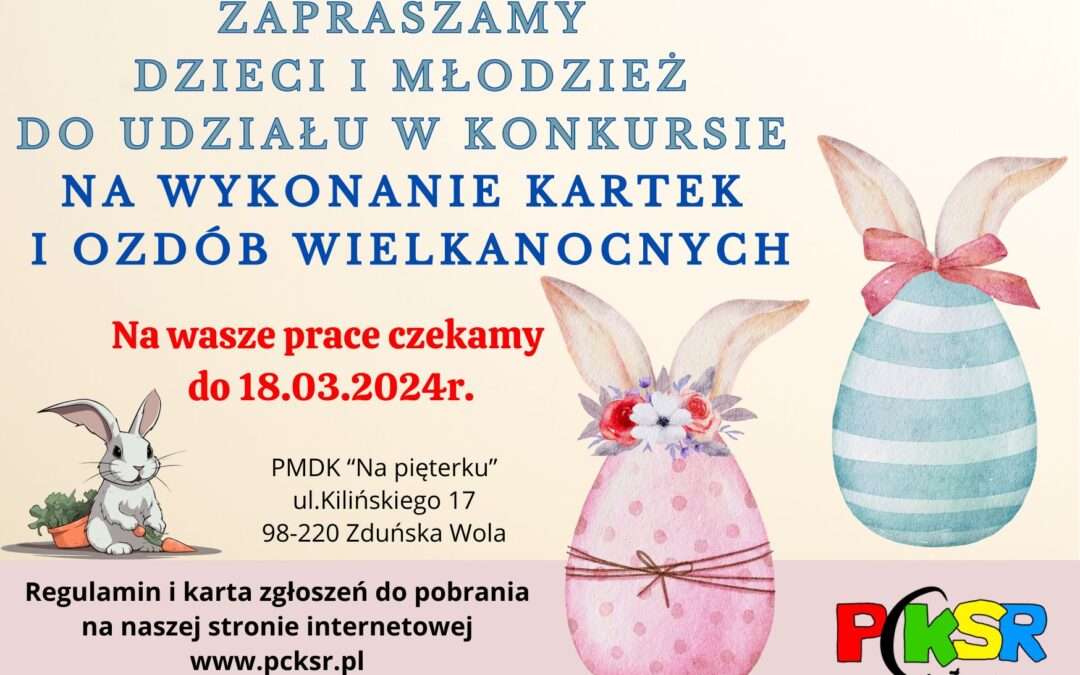 Konkurs plastyczny „Ozdoby wielkanocne” .