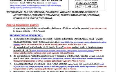 Powiatowe Artystyczne Lato WAL 2025