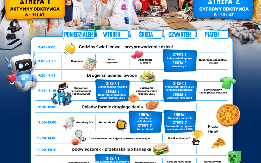 FERIE 09-13.02.26r. (II tydzień) – ROBOTYKA